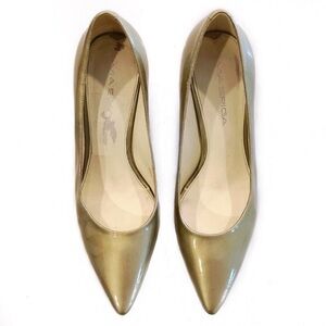 [Via Spiga] Grover Gold Patent Pump